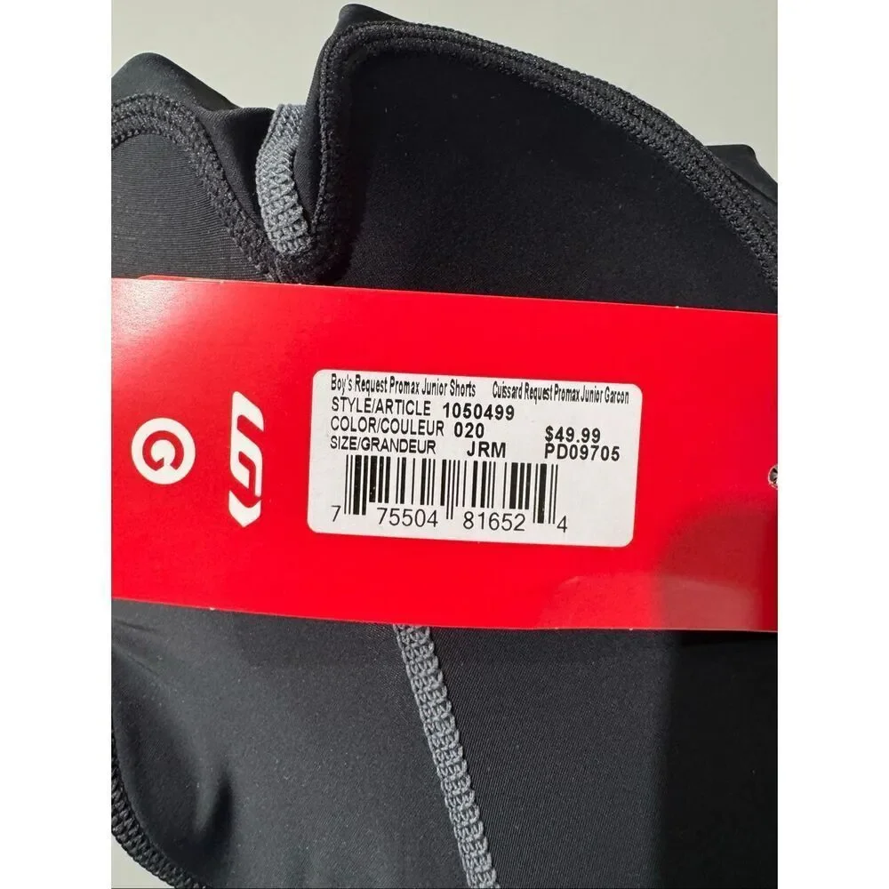 Garneau Request Promax Padded Cycling Shorts Black Junior Medium
